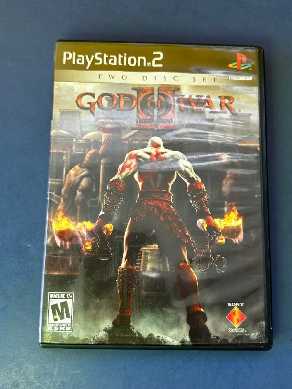 Sony God of War II PS2 Two Disc Set No Manual NTSC-U/C